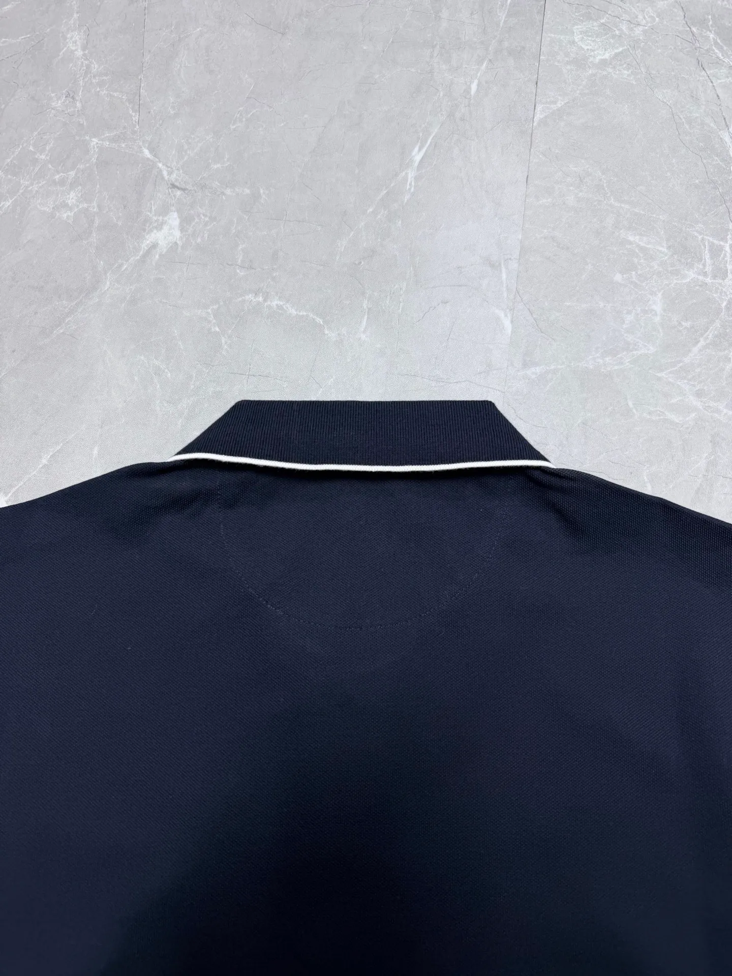 150BC 26New Arrival embroidered solid color short-sleeved button-down polo shirt, high version. Size: S.M.L.XL.XXL.